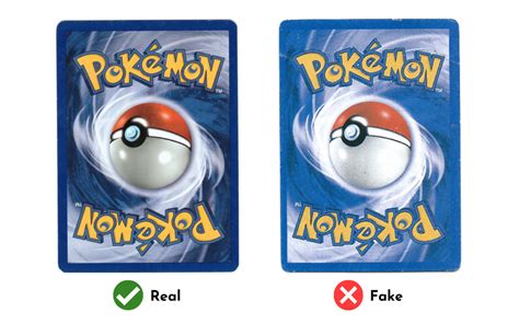 what are some signs that pokemon cards are fake